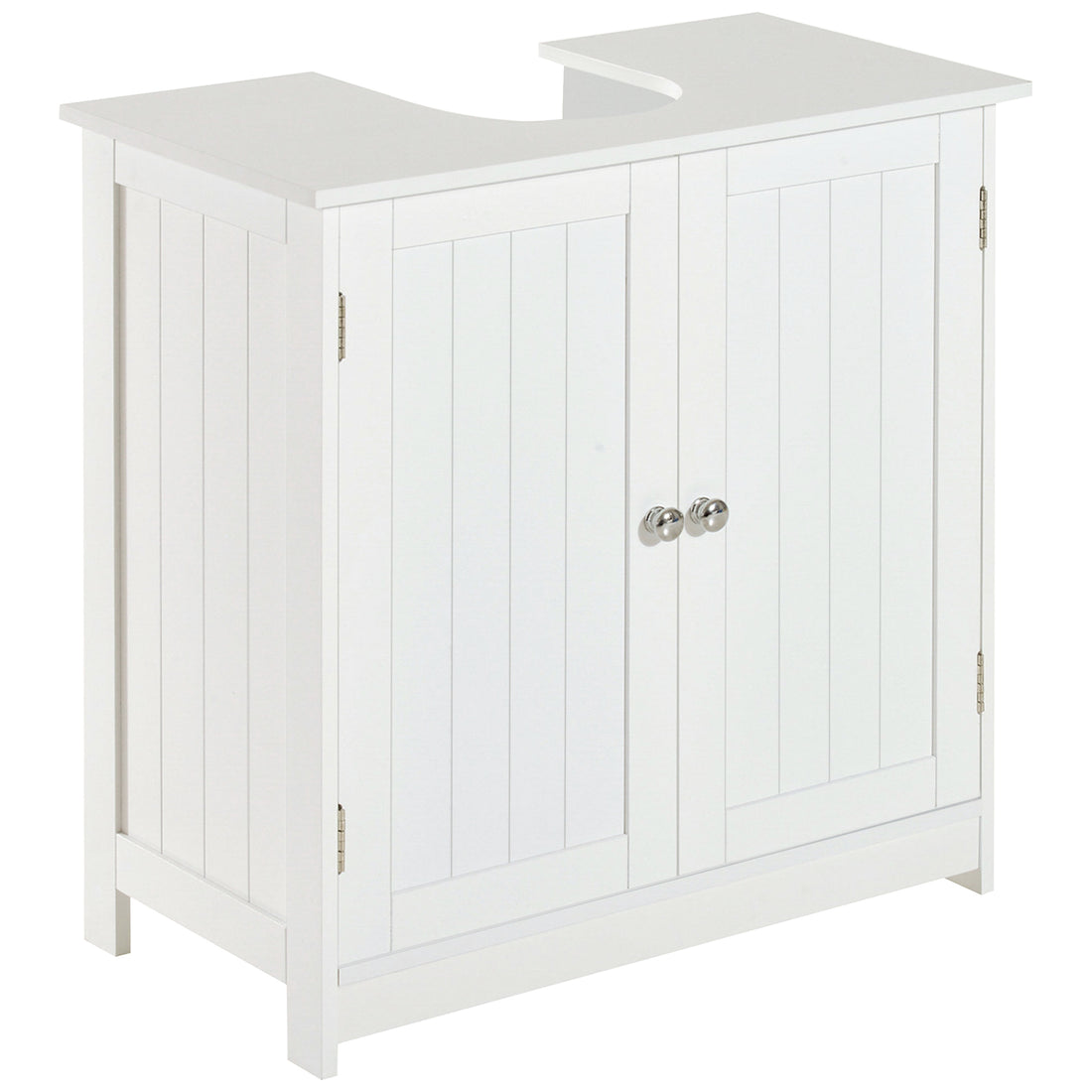 24 Pedestal Sink Bathroom Vanity Cabinet White