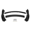 Matte Double Deck For Dodge Charger 2015 2022 Srt Style Front Lip Splitter Kit Black Abs