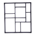 Reusable Concrete Path Maker Molds Square Black Polypropylene