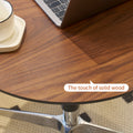 Movable Adjustable Coffee Table 360 Swivel Counter Bar Height Aluminum Star Base Movable For End Table Dining Room Home Kitchen Table Brown Aluminium Alloy