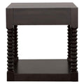 Coffee Bean 1 Drawer End Table Brown Primary Living Space Traditional Rectangular Drawers Coffee & End Tables Wood