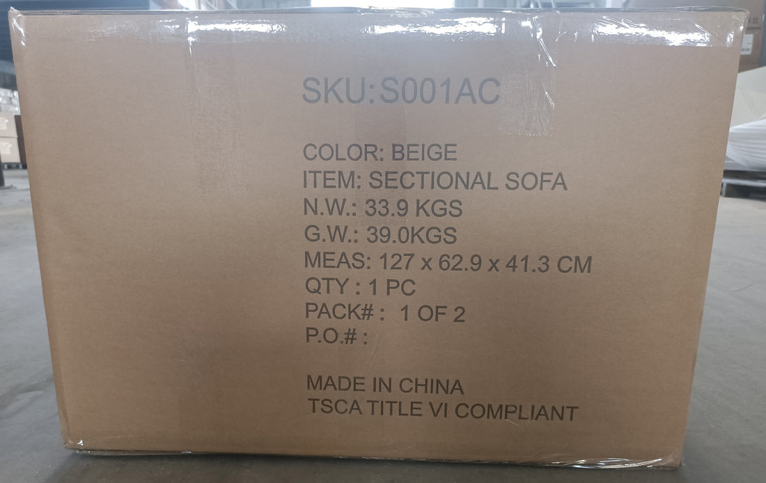 Upholstered Pull Out Sectional Sofa With Storage Chaise, Convertible Corner Couch, Beige Wooden Handrail Beige Wood Medium Soft Pillow Back Modern Square Arms Linen 3 Seat