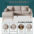 3020 L Shaped Sofa With Footrests Can Be Left And Right Interchangeable Plus Double Armrests 84.6