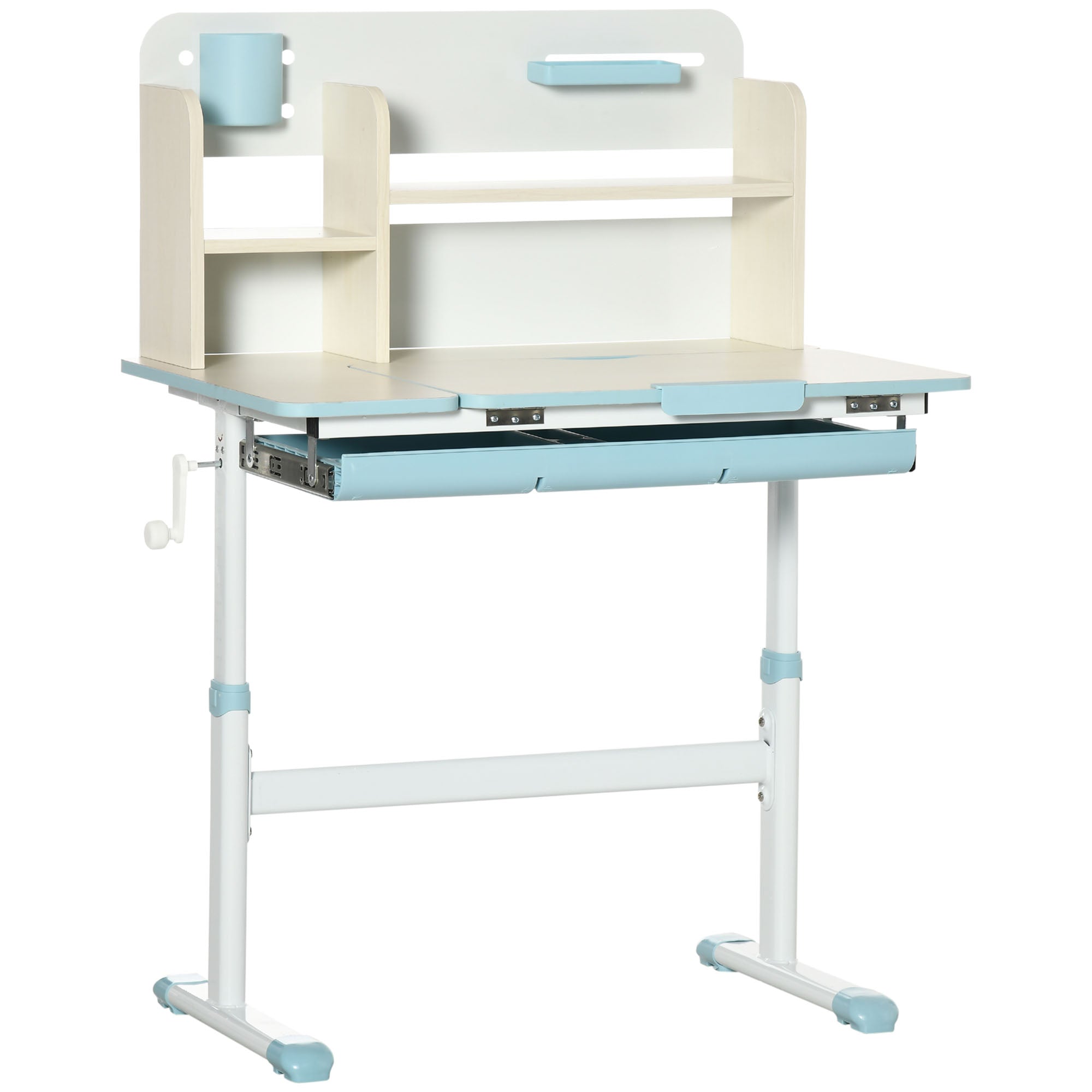 Wooden Kids Study Desk, Height Adjustable Children