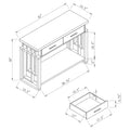 Glossy White 2 Drawer Sofa Table White Primary Living Space Transitional Rectangular Drawers Console Tables Glossy Wood