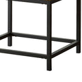 Brown Oak And Sandy Black Square End Table Brown Primary Living Space Industrial Square Drawers Coffee & End Tables Wood