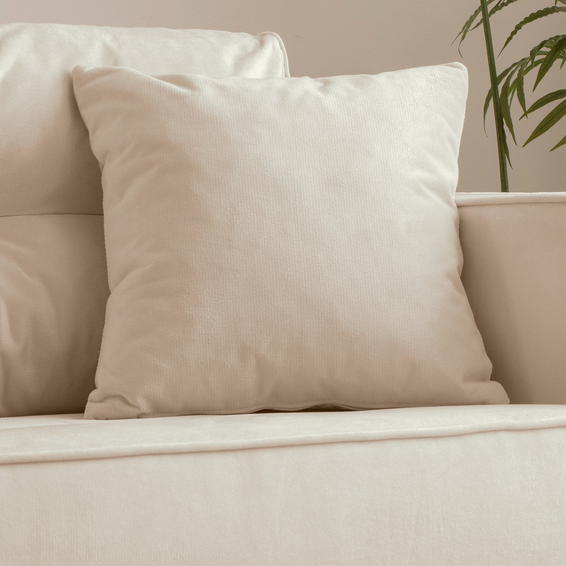 70" Velvet Sofa Couch Luxury Modern Upholstered 3 Seater Sofa With 2 Pillows For Living Room, Apartment And Small Space Beige Modern Foam Velvet 3 Seat