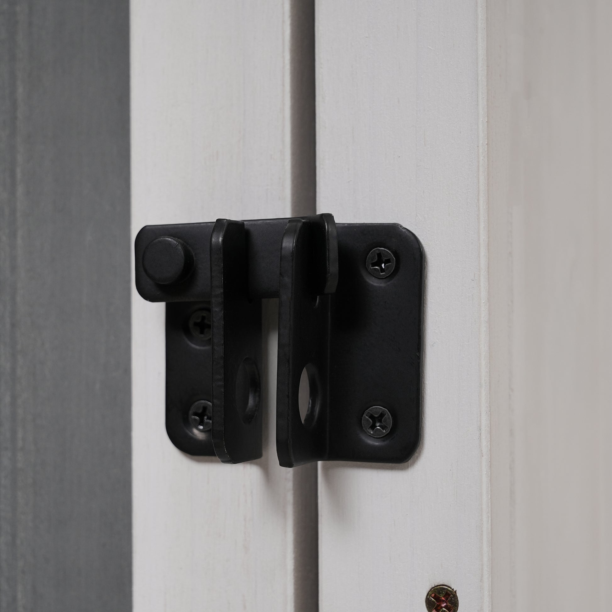 Outdoor 5.5Ft Hx4.1Ft L Wood Storage Shed, Garden Tool Cabinet With Waterproof Asphalt Roof, Four Lockable Doors, Multiple Tier Shelves, White And Gray White Gray Water Resistant Frame Garden &