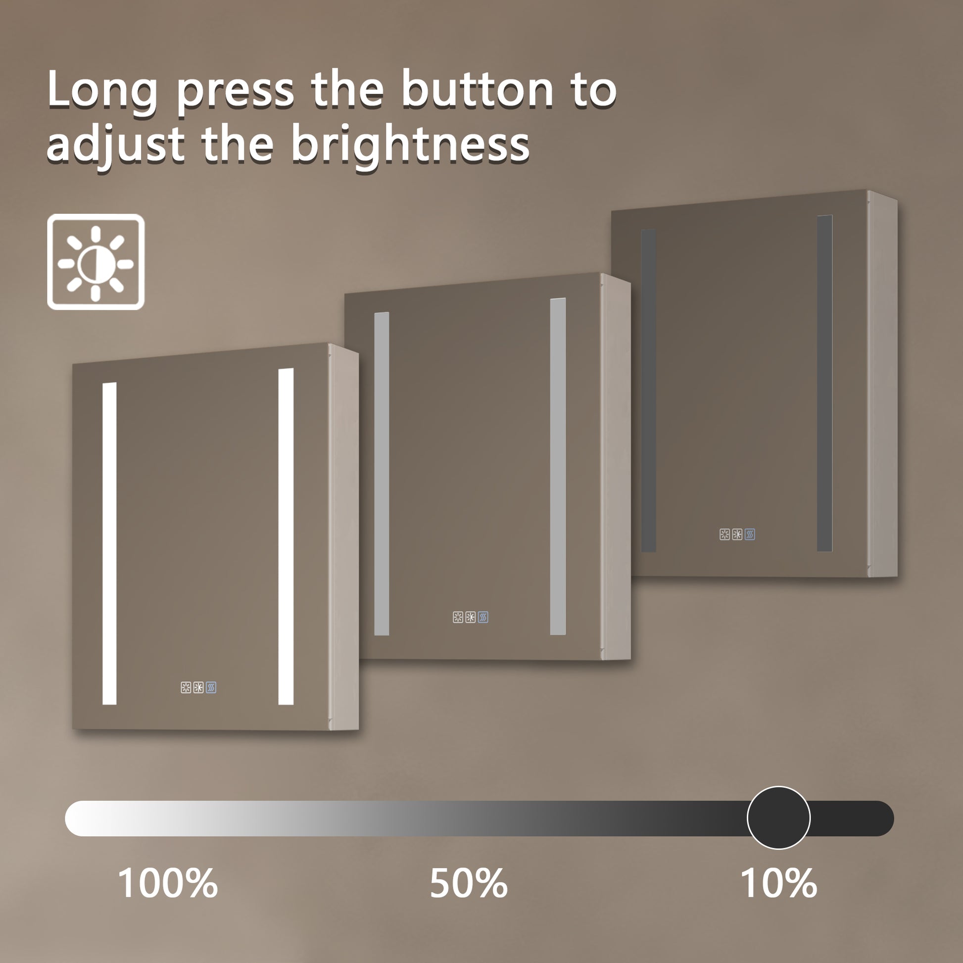 Lighted Medicine Cabinet 20 X 26 Inch, Recessed Or Surface Led Medicine Cabinet,Room Temp Display,Defog,Night Light,Stepless Dimming,3000K 6400K, Outlets & Usbs,Hinge On The Right. Silver Aluminium