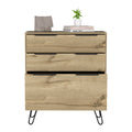 Drawer Dresser Hartly, Bedroom, Light Oak Light Oak Particle Board Engineered Wood