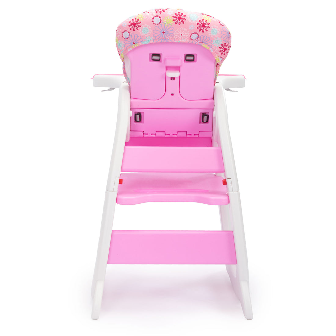 Multipurpose Adjustable Highchair For Baby Toddler Dinning Table With Feeding Tray And 5 Point Safety Buckle, Pink Pink Polypropylene