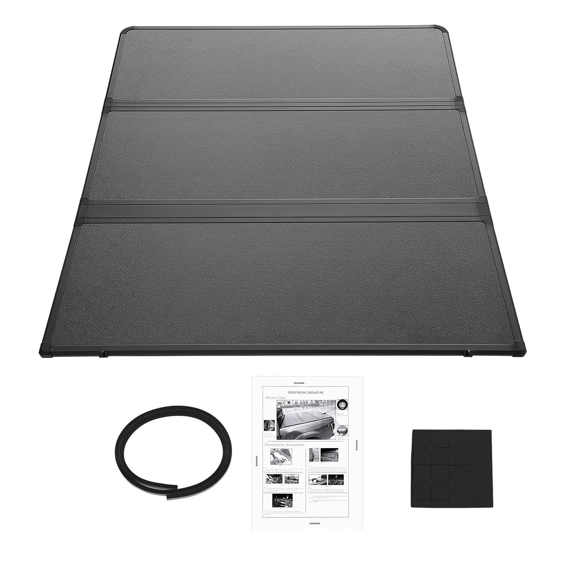 4.6ft Bed Hard Tri fold Tonneau Cover for 2022