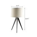 Grey And Black Tripod Floor Lamp Black Table&Floor Lamps Mid Century Modern Living Room Metal