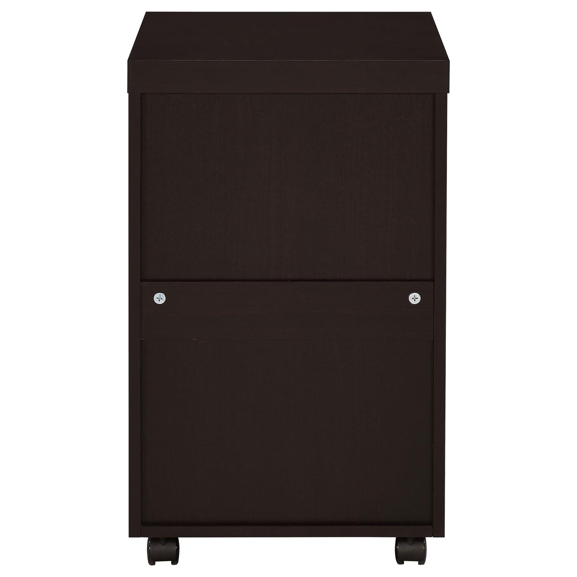 Cappuccino 3 Drawer Mobile File Cabinet Mobile File Cabinets 3 4 Drawers Brown Office Drawers Included Transitional Wood