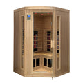 Hemlock Pentagonal Double Opening Glass Sauna