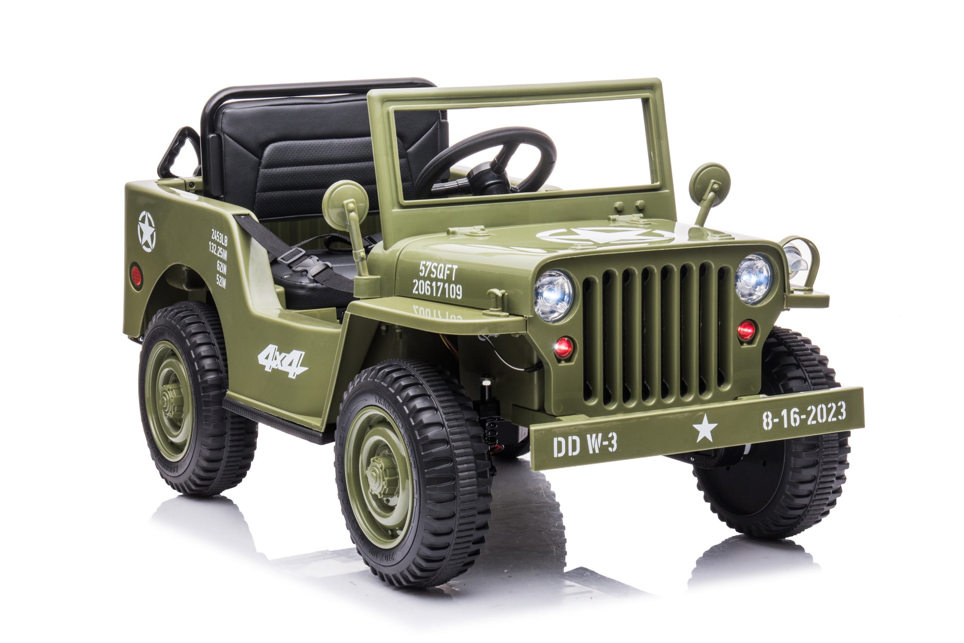 Ride On Car, Kids Electric Car, Tamco Riding Toys For Kids With Remote Control Amazing Gift For 3 6 Years Boys Grils Olive Green 50 99 Lbs 3 To 4 Years Plastic Indoor & Outdoor Use