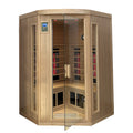 Hemlock Pentagonal Double Opening Glass Sauna