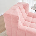 Bean Bag Chair Sofa, Sherpa Beanbag Chair Couch For Adults, Armless Tufted Bean Bag Lounge Soft Comfy Chair For Bedroom, Living Room Or Balcony Pink Pink Foam