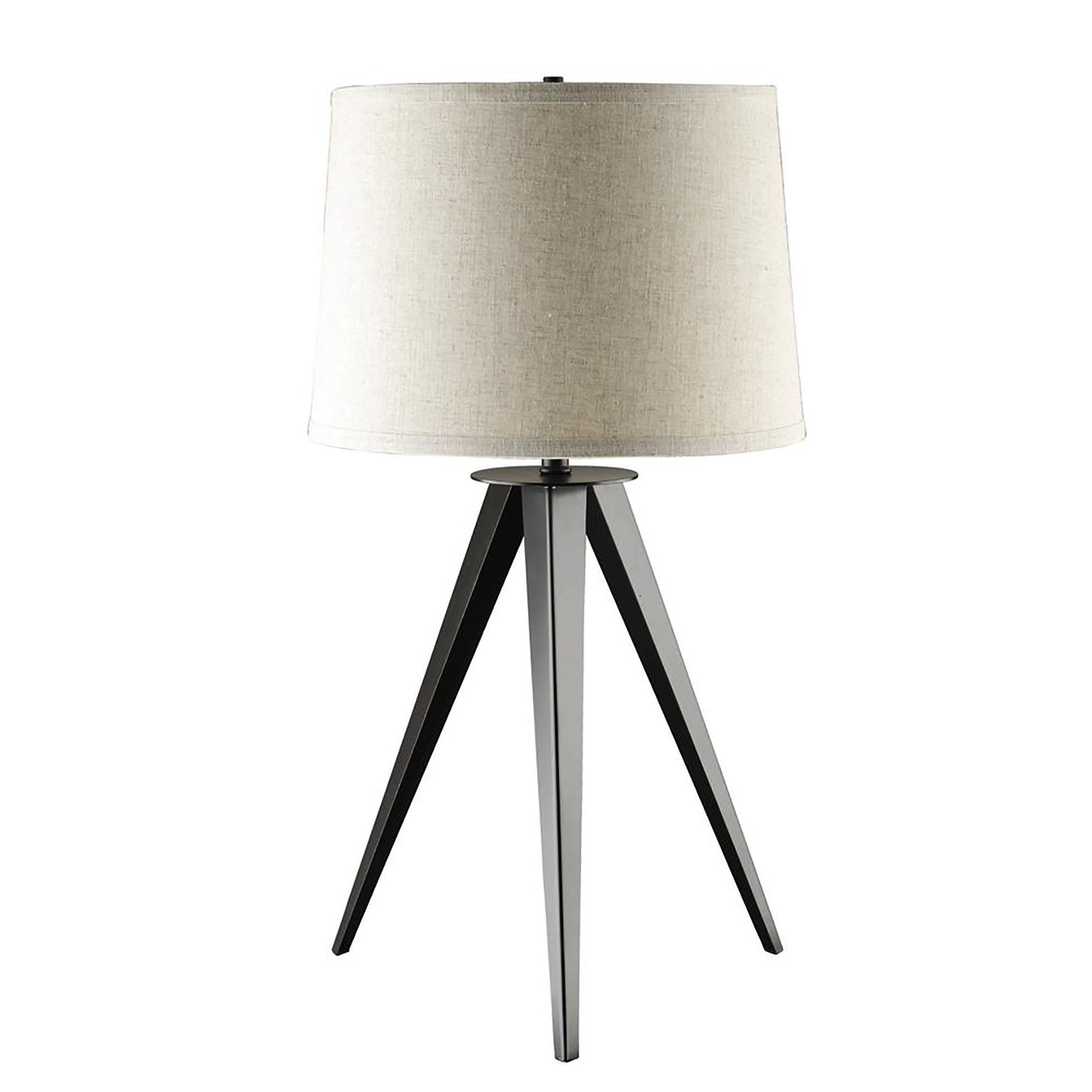 Grey And Black Tripod Floor Lamp Black Table&Floor Lamps Mid Century Modern Living Room Metal