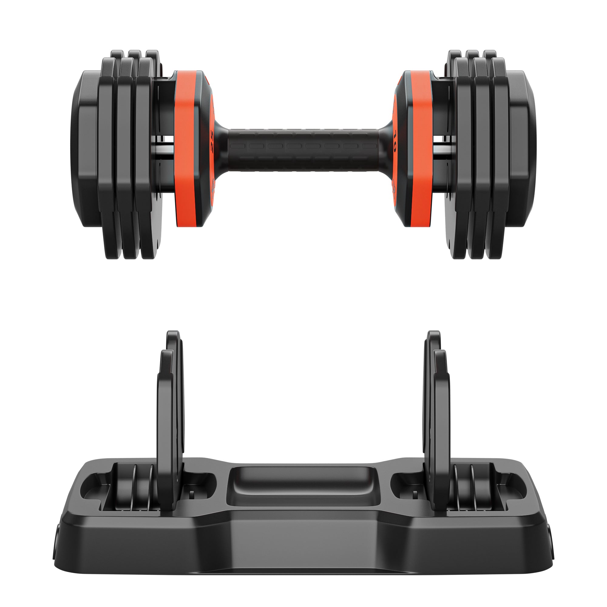 25lb 5 in 1 Single Adjustable Dumbbell Free