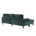 United Storage Sofa Living Room Sofa Cozy Sectional Sofa Emerald Polyester 3 Seat