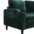 United Storage Sofa Living Room Sofa Cozy Sectional Sofa Emerald Polyester 3 Seat