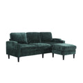United Storage Sofa Living Room Sofa Cozy Sectional Sofa Emerald Polyester 3 Seat
