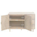 2 Door 3 Drawer Cabinet, Suitable For Bedroom, Living Room, Study Natural Mdf