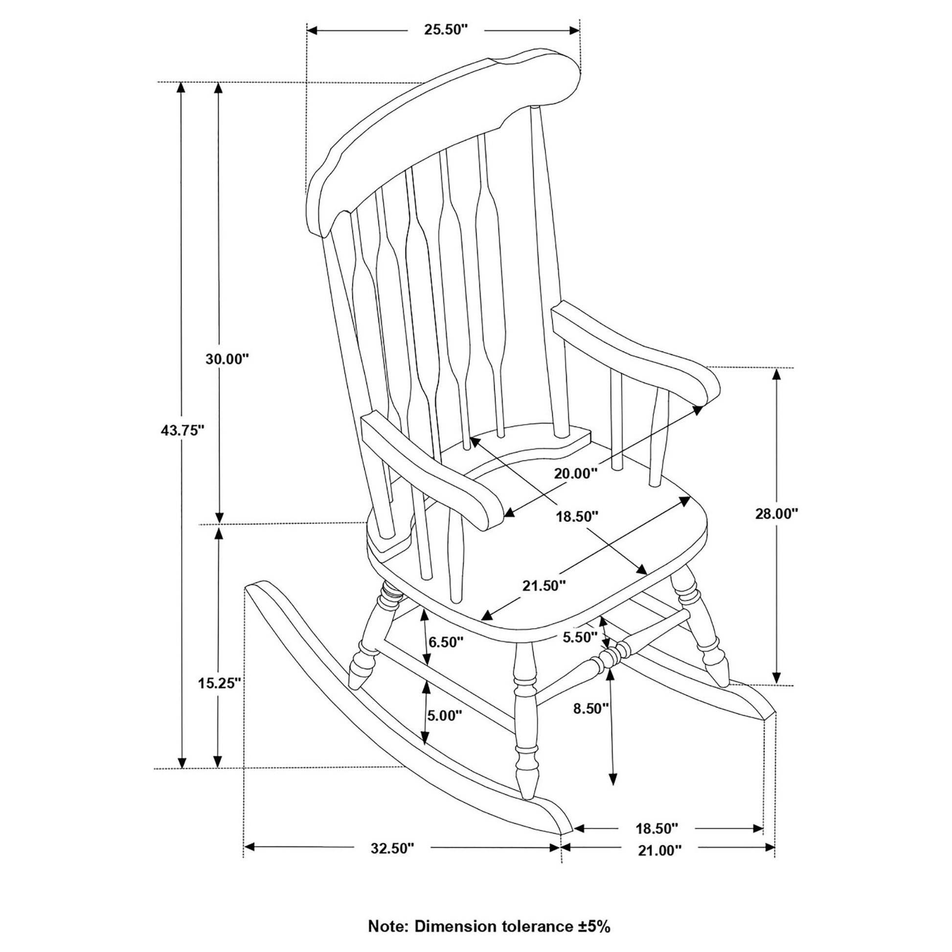 White Slat Back Rocking Chair White White Primary Living Space Traditional Rocking Chairs Rubberwood Arrow Back Wood