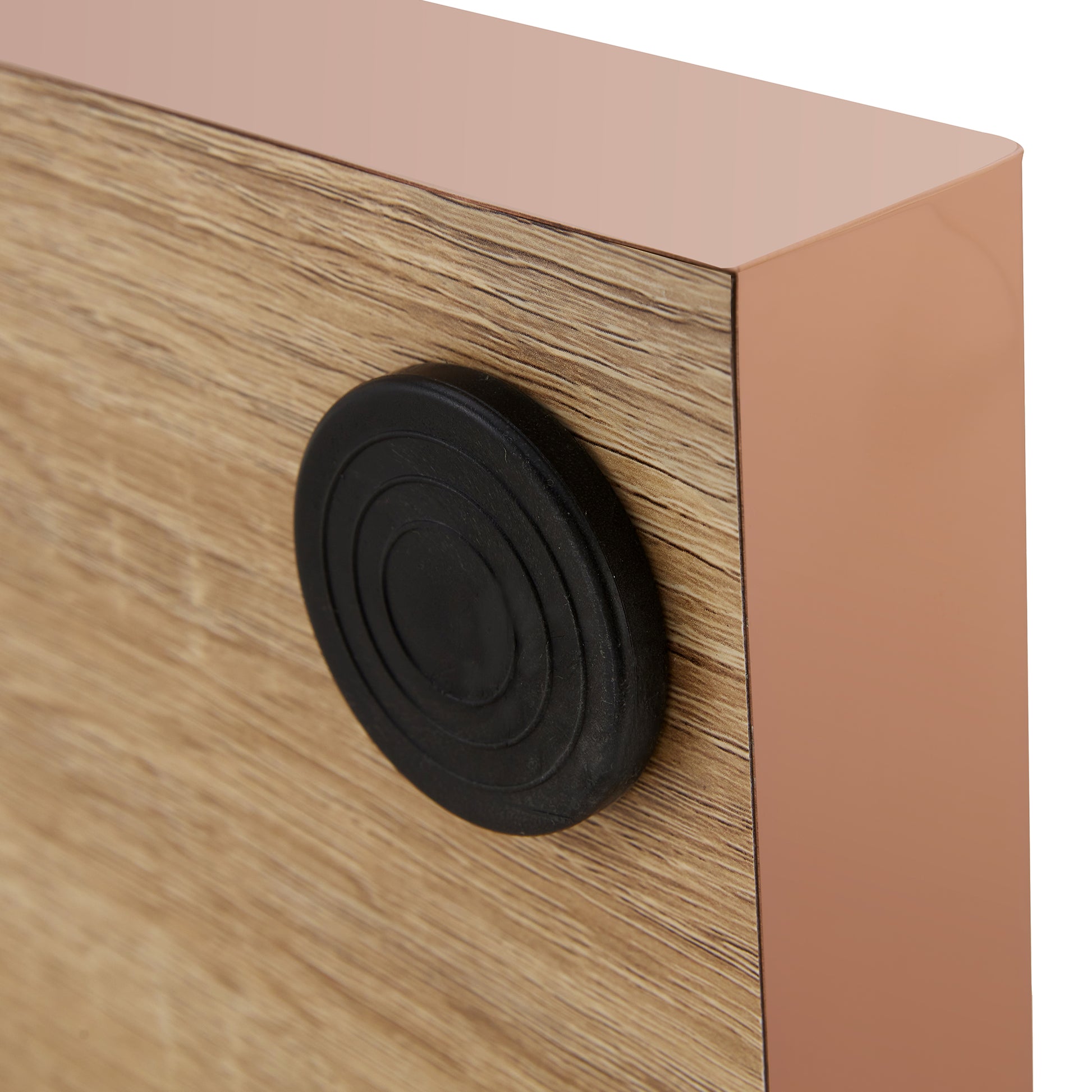 Modern Minimalist Rectangular Glass Dining Table, 0.4 "Thick, Tempered Glass Tabletop, Rose Gold Colored Legs. Used In Kitchen, Dining Room, And Living Room 63" * 31.5 "* 29.5" F 1548 Rose Gold Glass