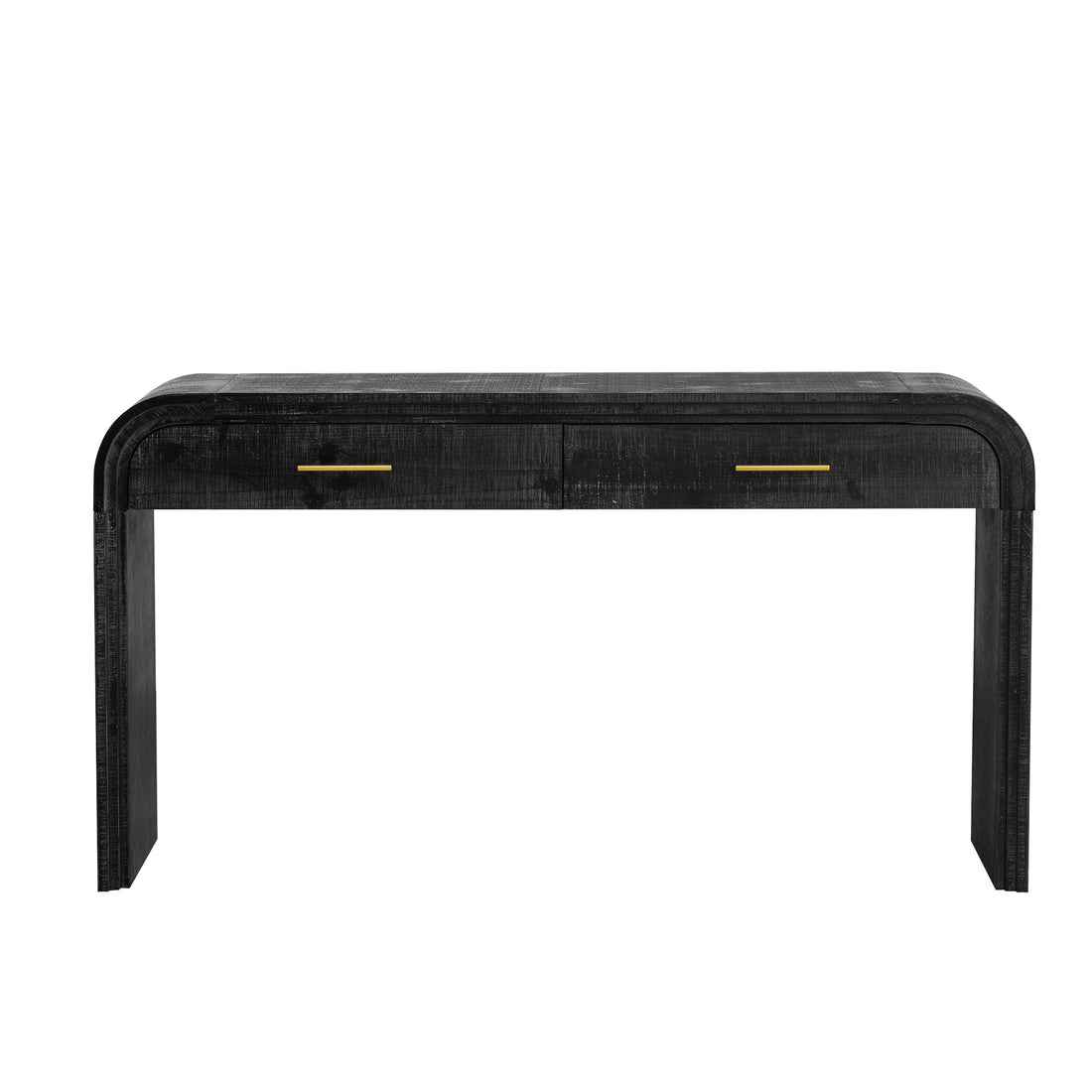 Unique Retro Three Piece Set Containing Sideboard, Console Table And Coffee Table, Suitable For Dining Room, Living Room And Entrance Antique Black Antique Black Mdf