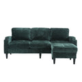 United Storage Sofa Living Room Sofa Cozy Sectional Sofa Emerald Polyester 3 Seat