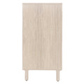 4 Door Cabinet, Suitable For Bedroom, Living Room, Study Natural Mdf