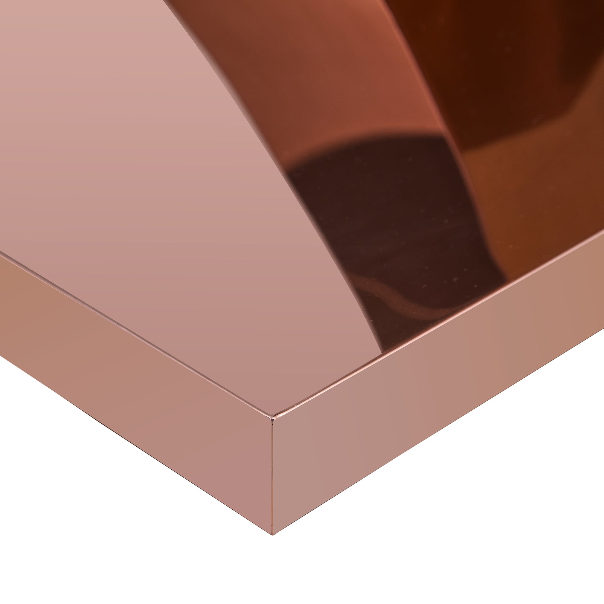 Modern Minimalist Rectangular Glass Dining Table, 0.4 "Thick, Tempered Glass Tabletop, Rose Gold Colored Legs. Used In Kitchen, Dining Room, And Living Room 63" * 31.5 "* 29.5" F 1548 Rose Gold Glass