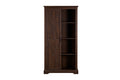 Tall Storage Cabinet Barn Door Storage Country Wood Rustic Farmhouse Pantry Cupboard Sliding Door Kitchen Organizer Furniture Home Drawer Shelves L39.37''*W15.75''*H74.4'' Espresso Espresso Mdf