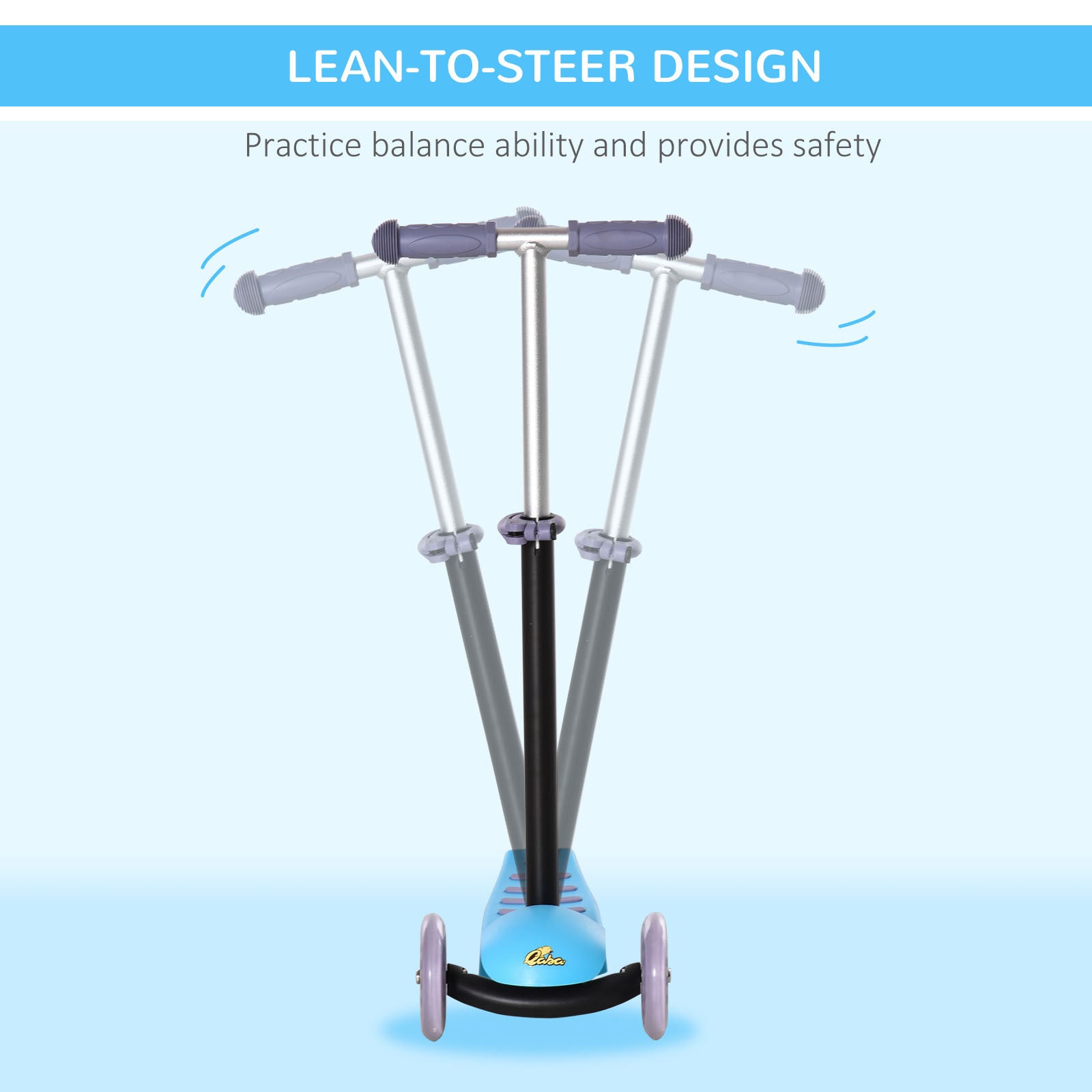 3 In 1 Ride On Push Car, Kids Scooter, Sliding Walker, Push Rider, With Adjustable Handlebar, 3 Balanced Wheels, Removable Storage Seat, For Boys And Girls Aged 2 6 Years Olds, Blue Blue Metal