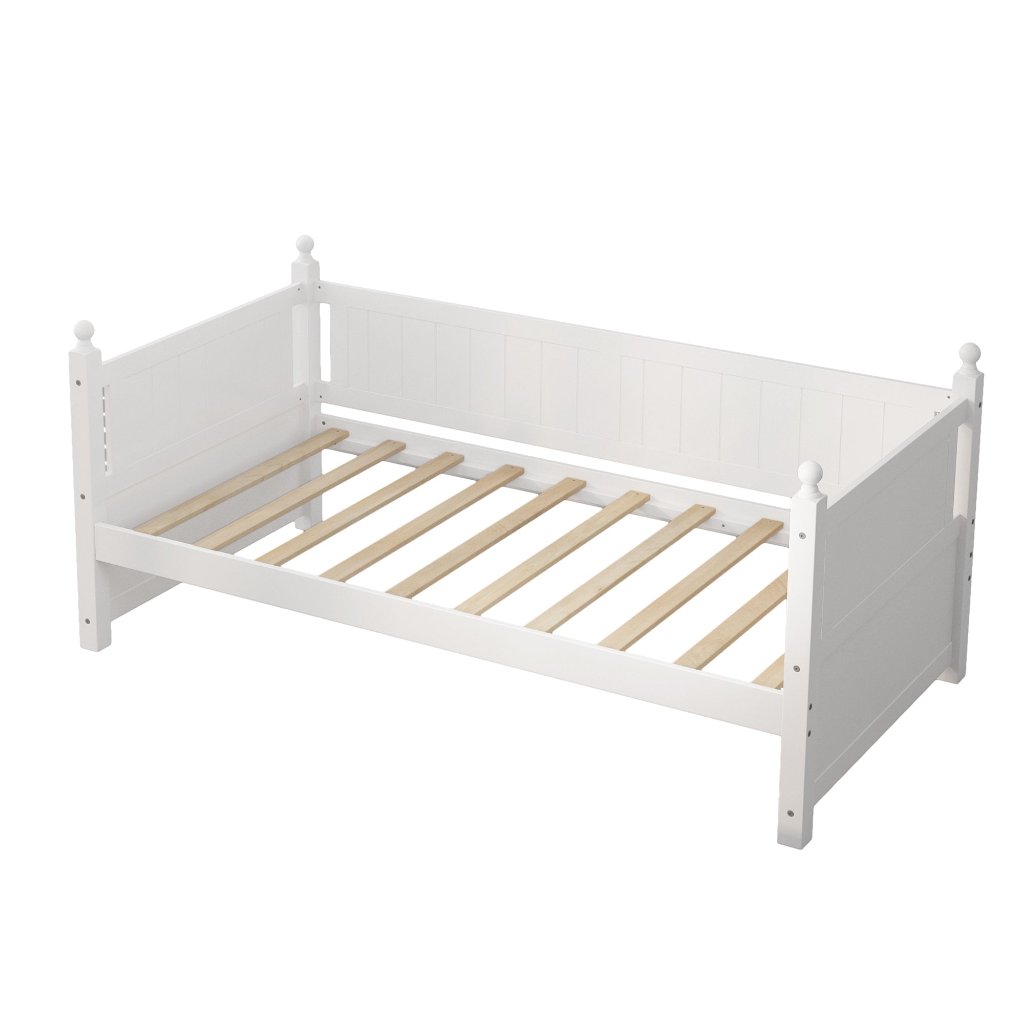 Twin Size Solid Wood Daybed with 2 drawers for Limited box spring not