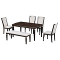 6 Piece Kitchen Dining Table Set, 62.7