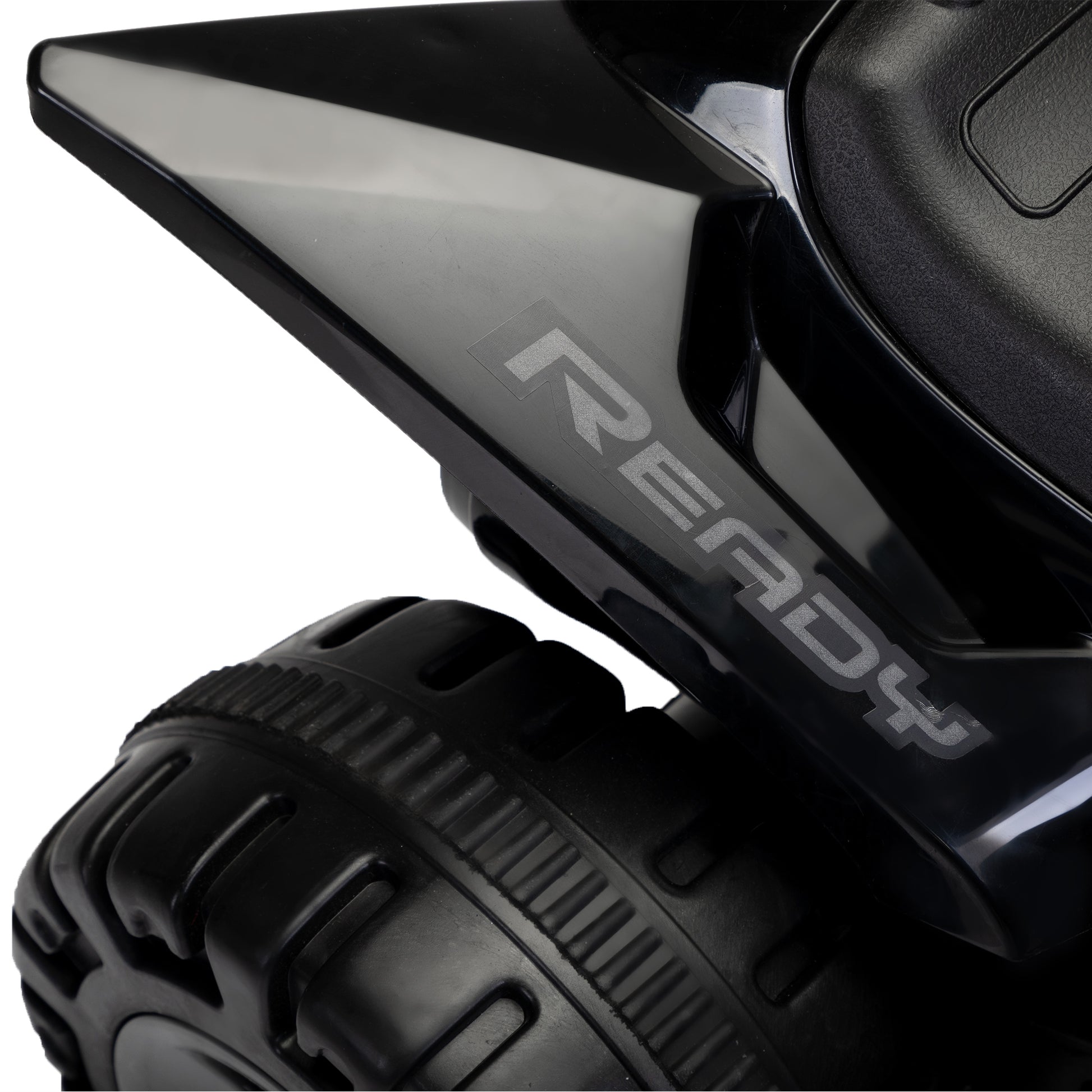 Kids Ride On Atv, 6V Battery Powered Electric Quad Car With Music, Led Lights And Spray Device, 4 Wheeled Ride On Toy For Toddlers Age 3 5, Black Black Polypropylene