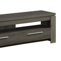 Weathered Grey 59 Inch 2 Drawer Tv Console Grey Gray Primary Living Space 50 59 Inches 60 69 Inches Transitional 60 Inches Wood