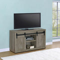 Grey Driftwood 48 Inch Tv Console With 2 Sliding Doors Grey Gray Primary Living Space 40 49 Inches 50 59 Inches Rustic 50 Inches Wood