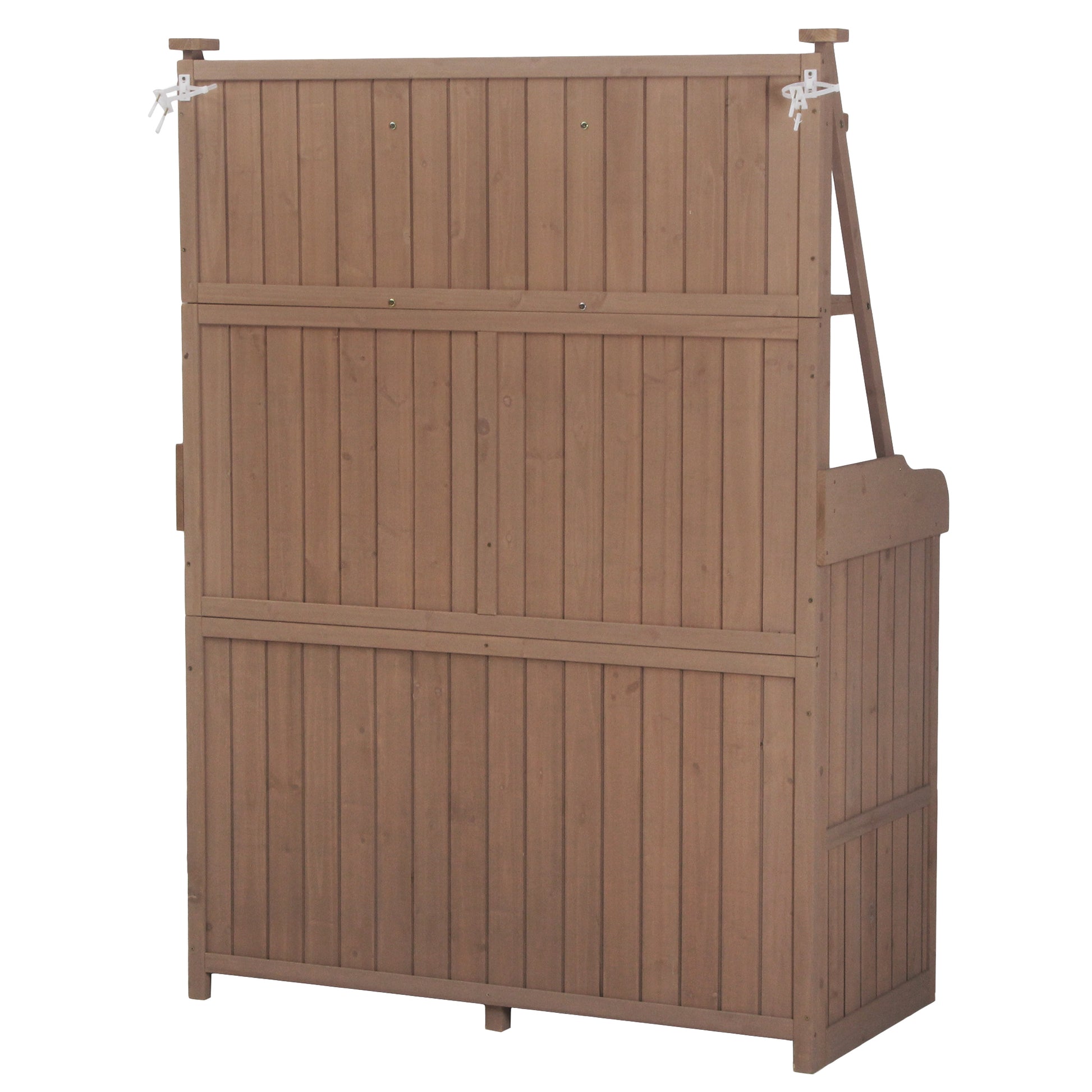 65Inch Garden Potting Bench Table, Fir Wood Workstation With Storage Shelf, Drawer And Cabinet, Brown Brown Water Resistant Frame Garden & Outdoor Rustic Wood