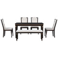 6 Piece Kitchen Dining Table Set, 62.7