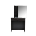 Cappuccino 3 Piece Vanity Set With Sliding Mirror Brown Drawer 1 Drawer Bedroom Contemporary,Modern Wood