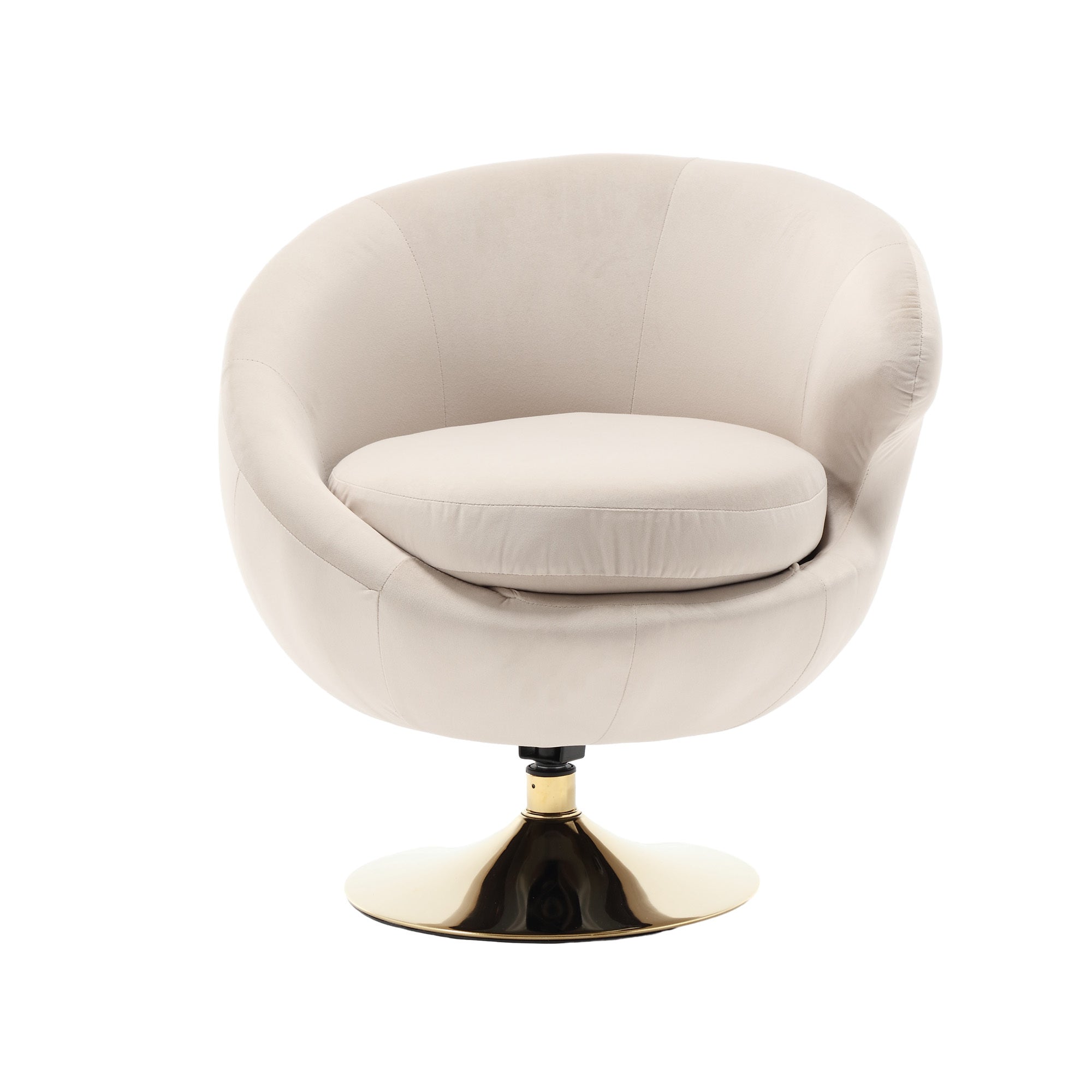 360 Degree Swivel Cuddle Barrel Accent Chairs, Round