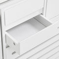 Multi Functional Shoe Cabinet With Wall Cabinet, Space Saving Design Foyer Cabinet With 2 Flip Drawers, Versatile Side Cabinet For Hallway, White White Primary Living Space Particle Board