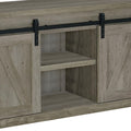 Grey Driftwood 48 Inch Tv Console With 2 Sliding Doors Grey Gray Primary Living Space 40 49 Inches 50 59 Inches Rustic 50 Inches Wood