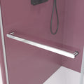 62'' 66'' W x 76'' H Double Sliding Frameless Shower chrome-stainless steel