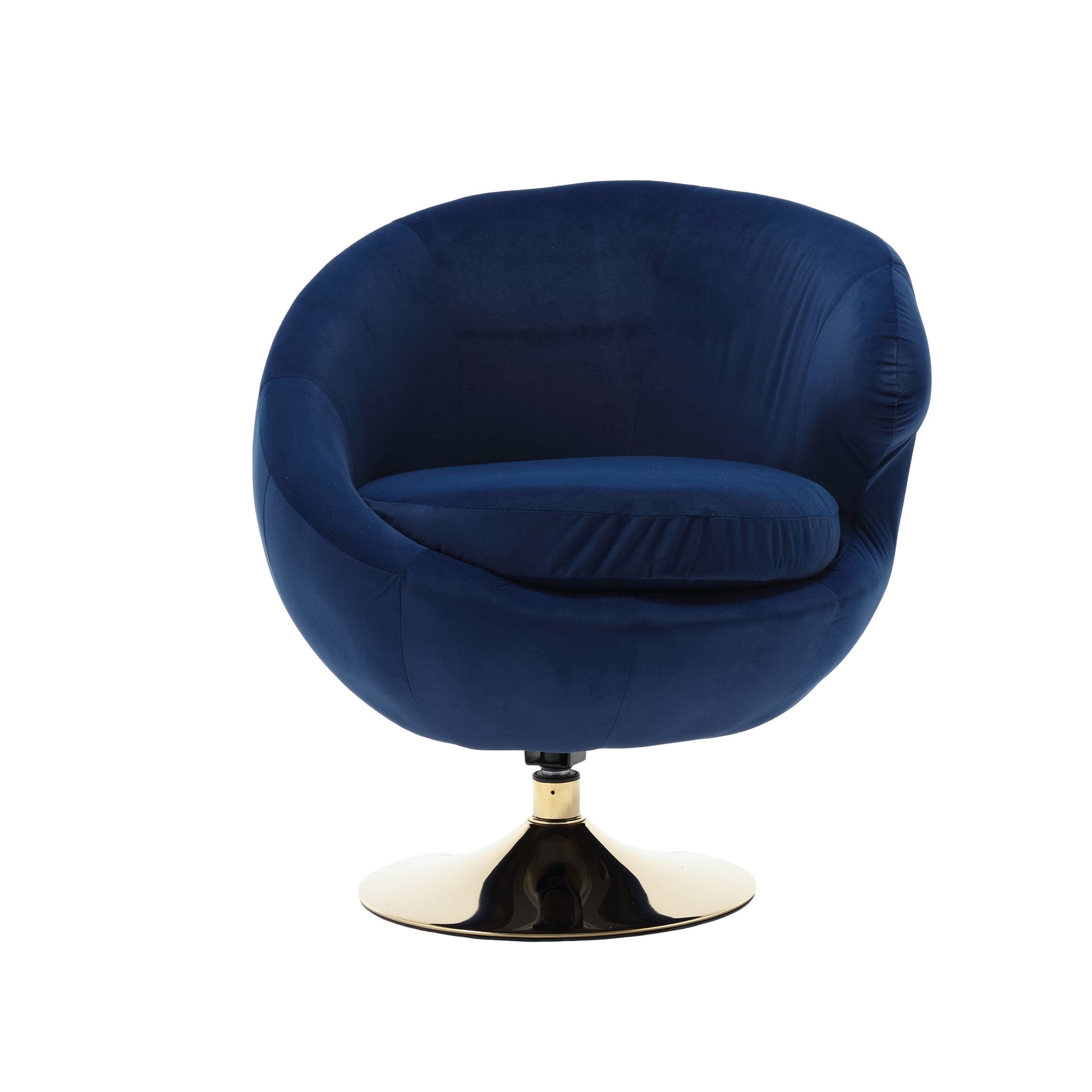 Lounge Chair Navy Blue Cuddle Chair 360 Degree Swivel Cuddle