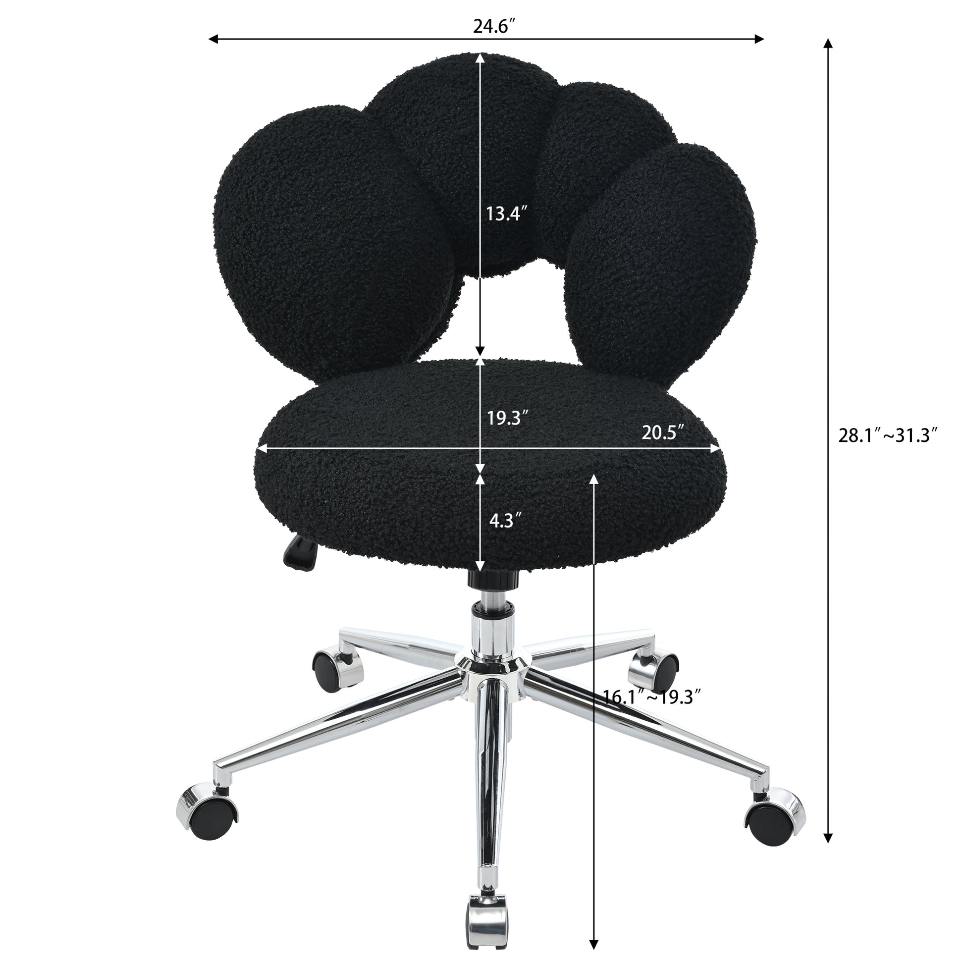 Chair Black Teddy